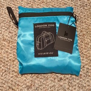 London Fog Teal Travel Bag -NWT